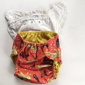 Ensemble baby cloth diaper and diaper cover